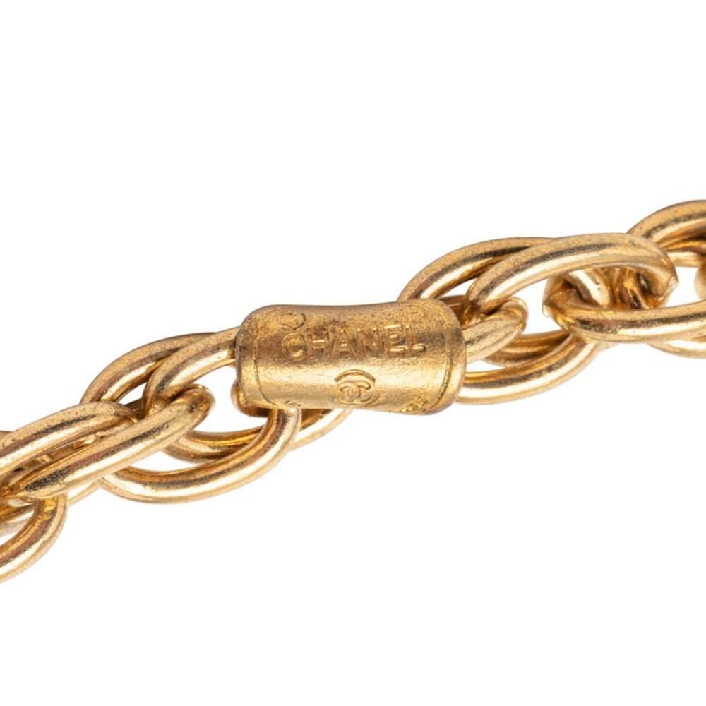 CHANEL Authentic Gold Logo Necklace - Picture 3 of 3